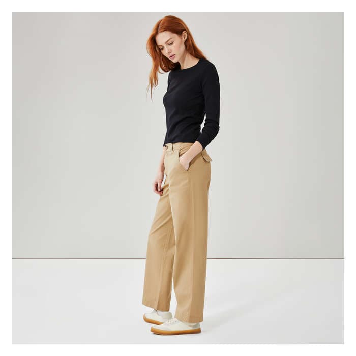 Women's Relaxed Chino - Jf Khaki Brown